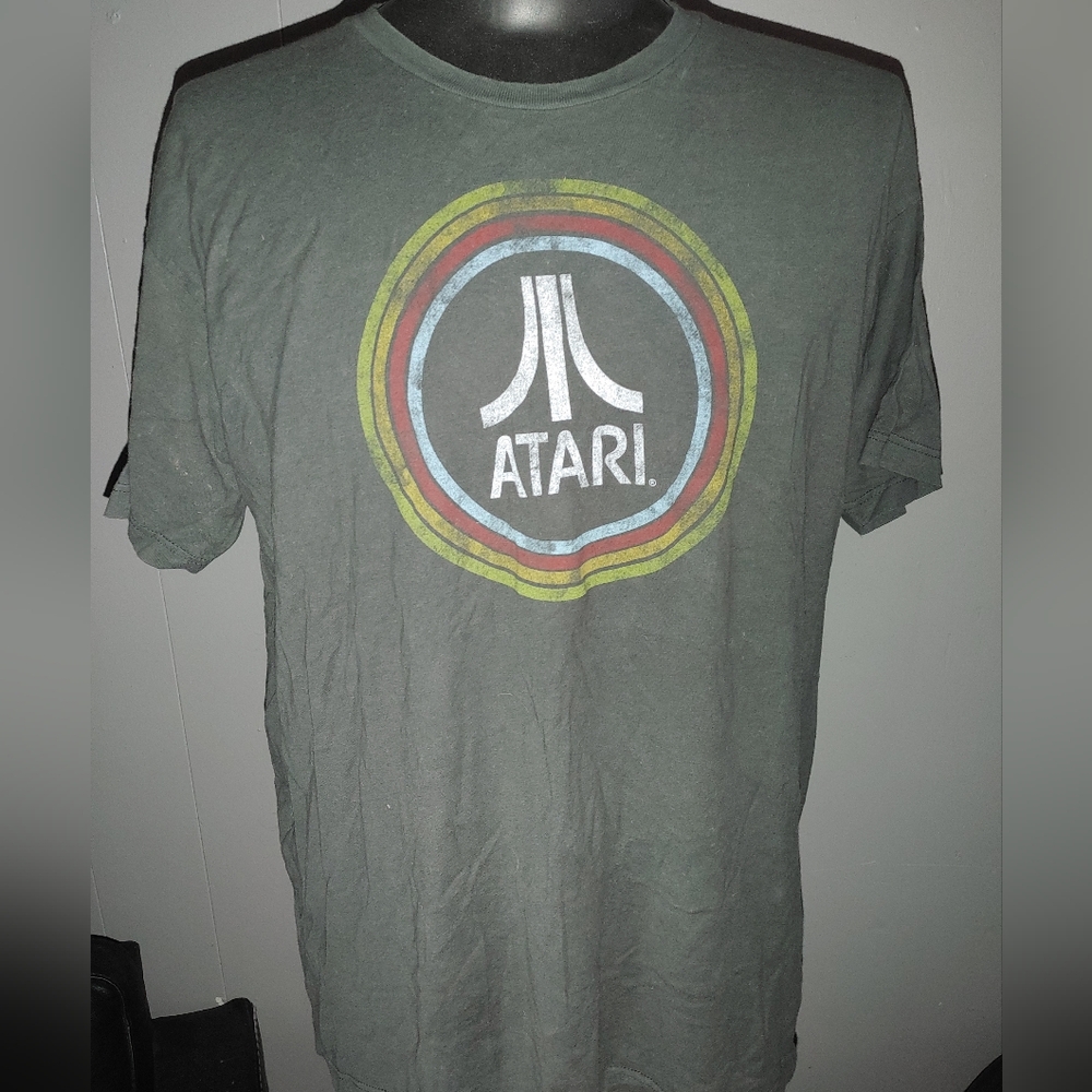 Ripple Junction Atari Logo Gray T-Shirt Size XL Preowned
